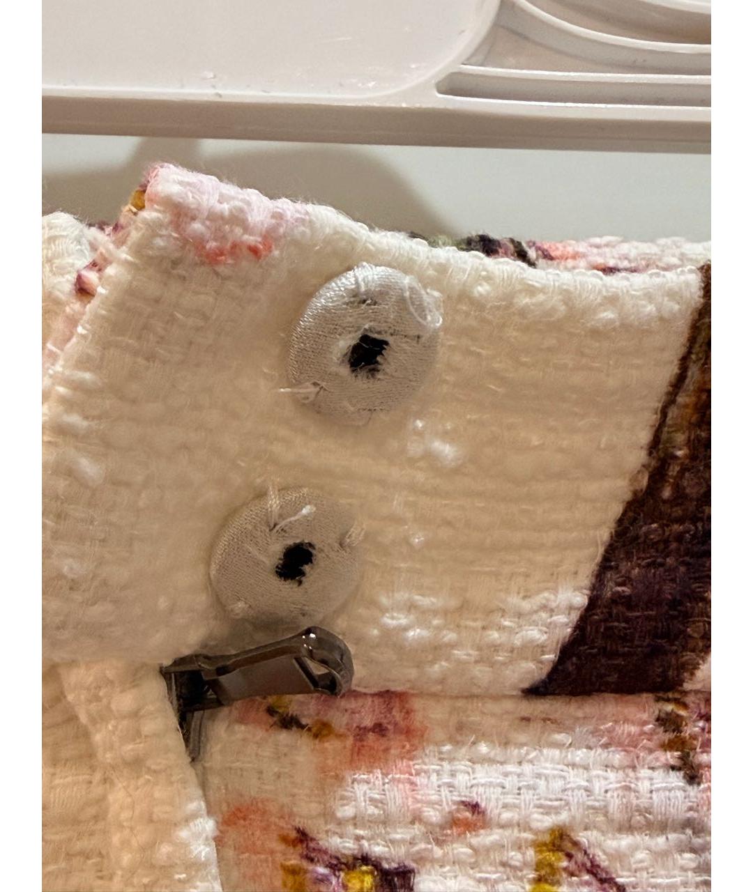 DOLCE&GABBANA Мульти хлопковая юбка мини, фото 4