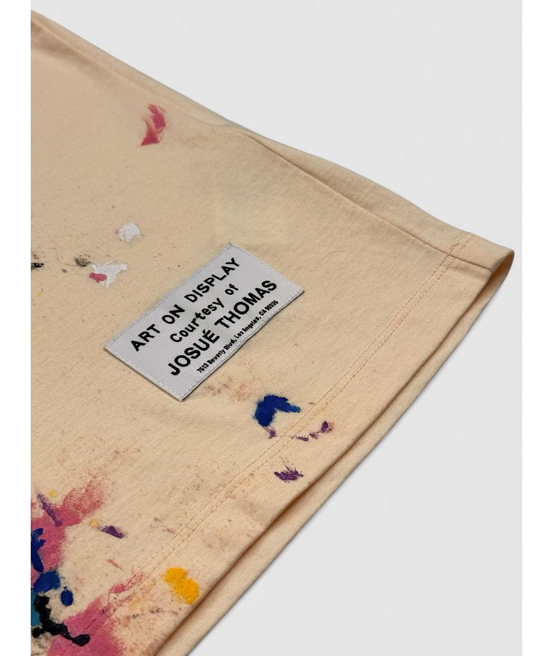 Gallery Dept Коралловая хлопковая футболка, фото 3