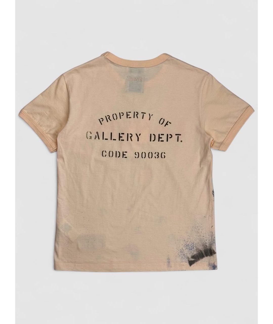 Gallery Dept Коралловая хлопковая футболка, фото 2