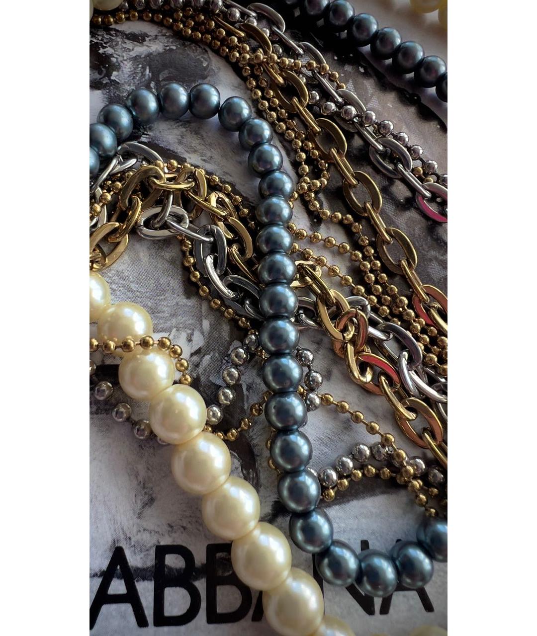 DOLCE&GABBANA Мульти металлическое колье, фото 5