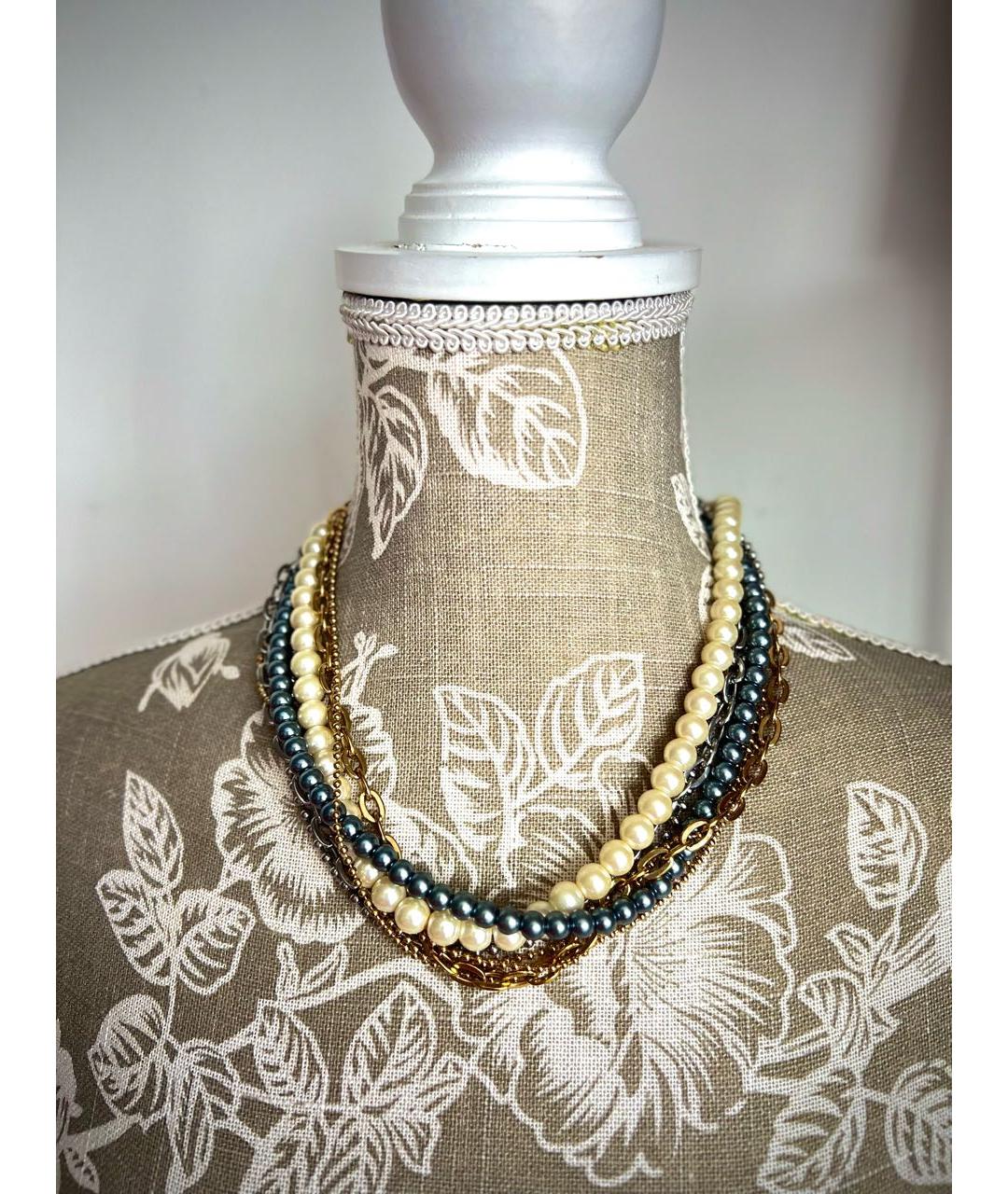 DOLCE&GABBANA Мульти металлическое колье, фото 6