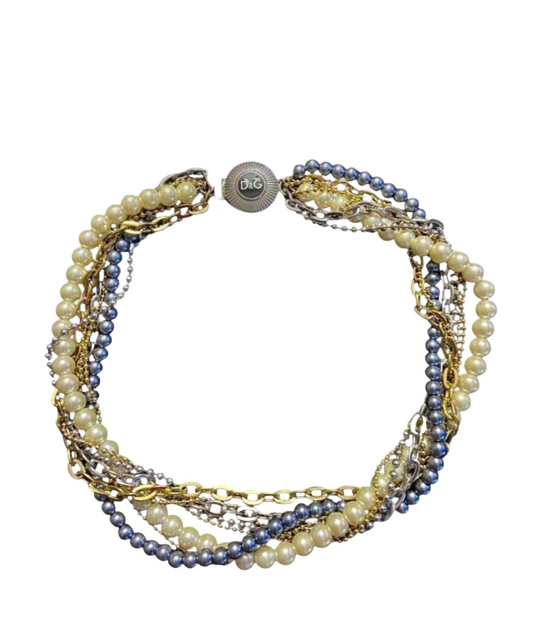 DOLCE&GABBANA Мульти металлическое колье, фото 1