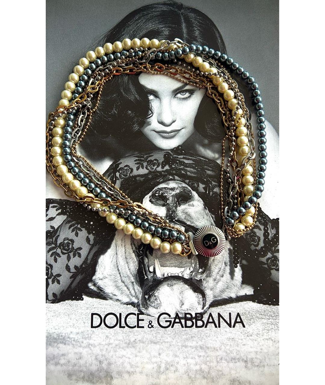 DOLCE&GABBANA Мульти металлическое колье, фото 2