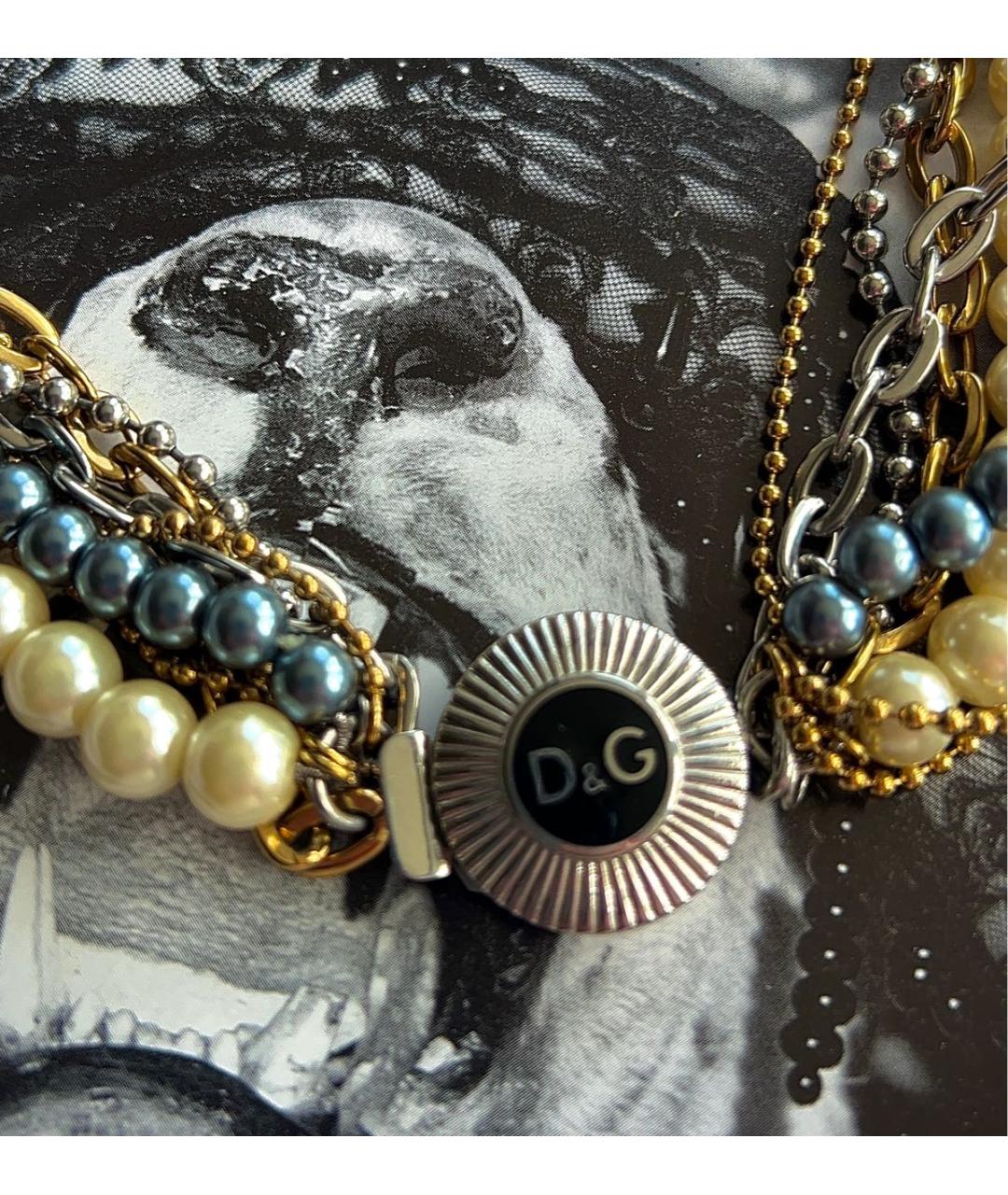 DOLCE&GABBANA Мульти металлическое колье, фото 8