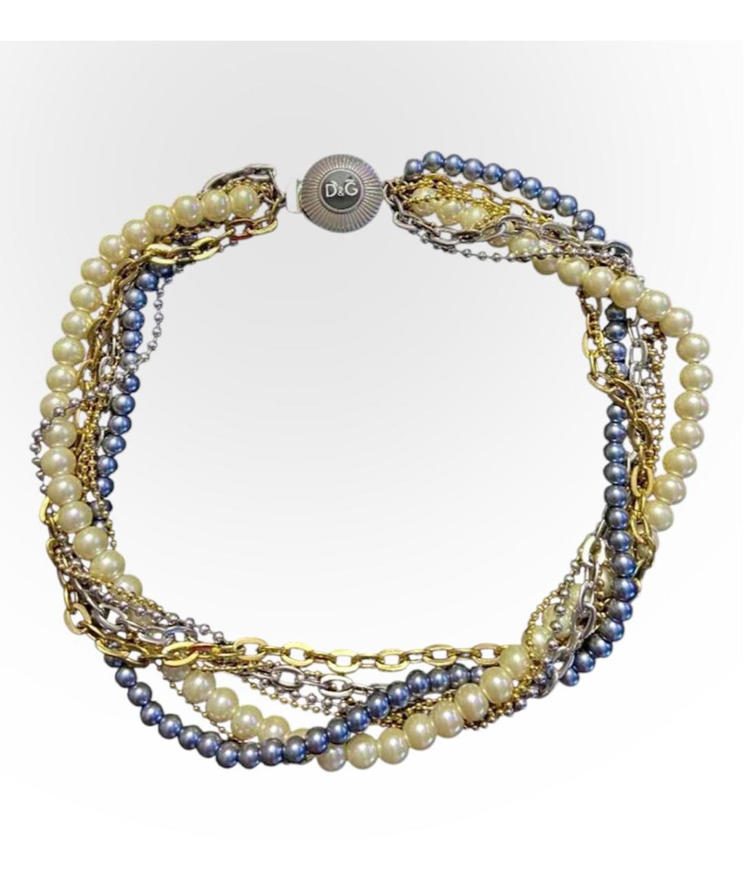 DOLCE&GABBANA Мульти металлическое колье, фото 9