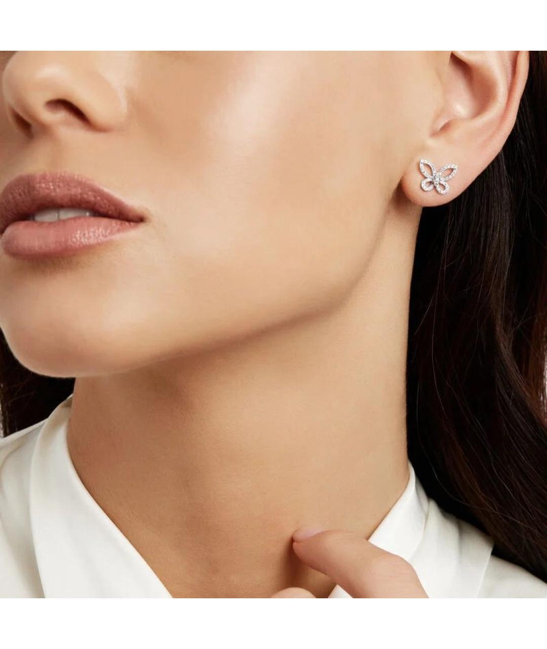 GRAFF Белые серьги из белого золота, фото 2