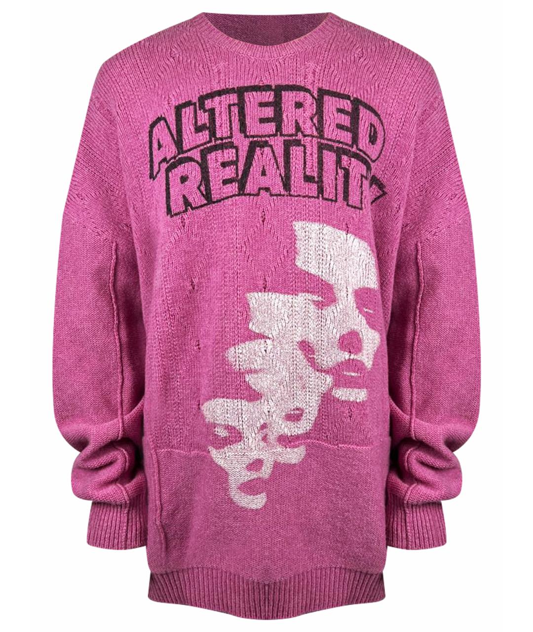 RAF SIMONS Розовый шерстяной джемпер / свитер, фото 1