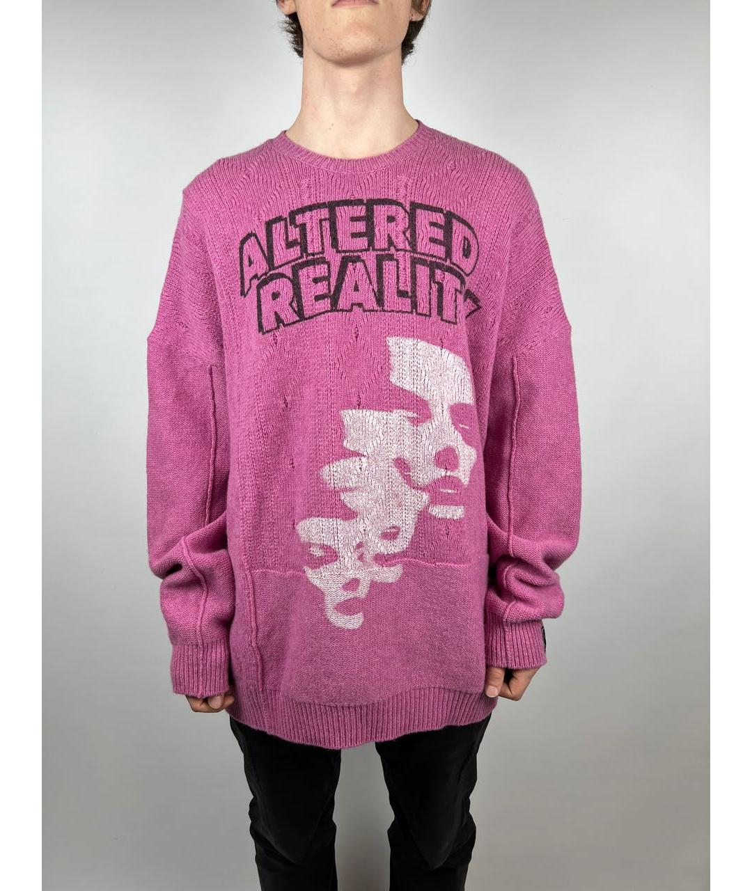 RAF SIMONS Розовый шерстяной джемпер / свитер, фото 5