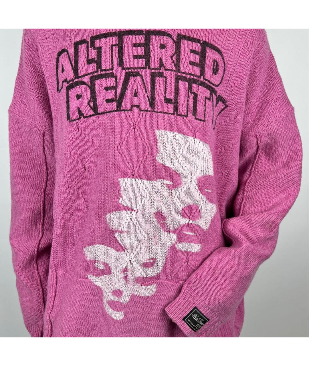 RAF SIMONS Розовый шерстяной джемпер / свитер, фото 4