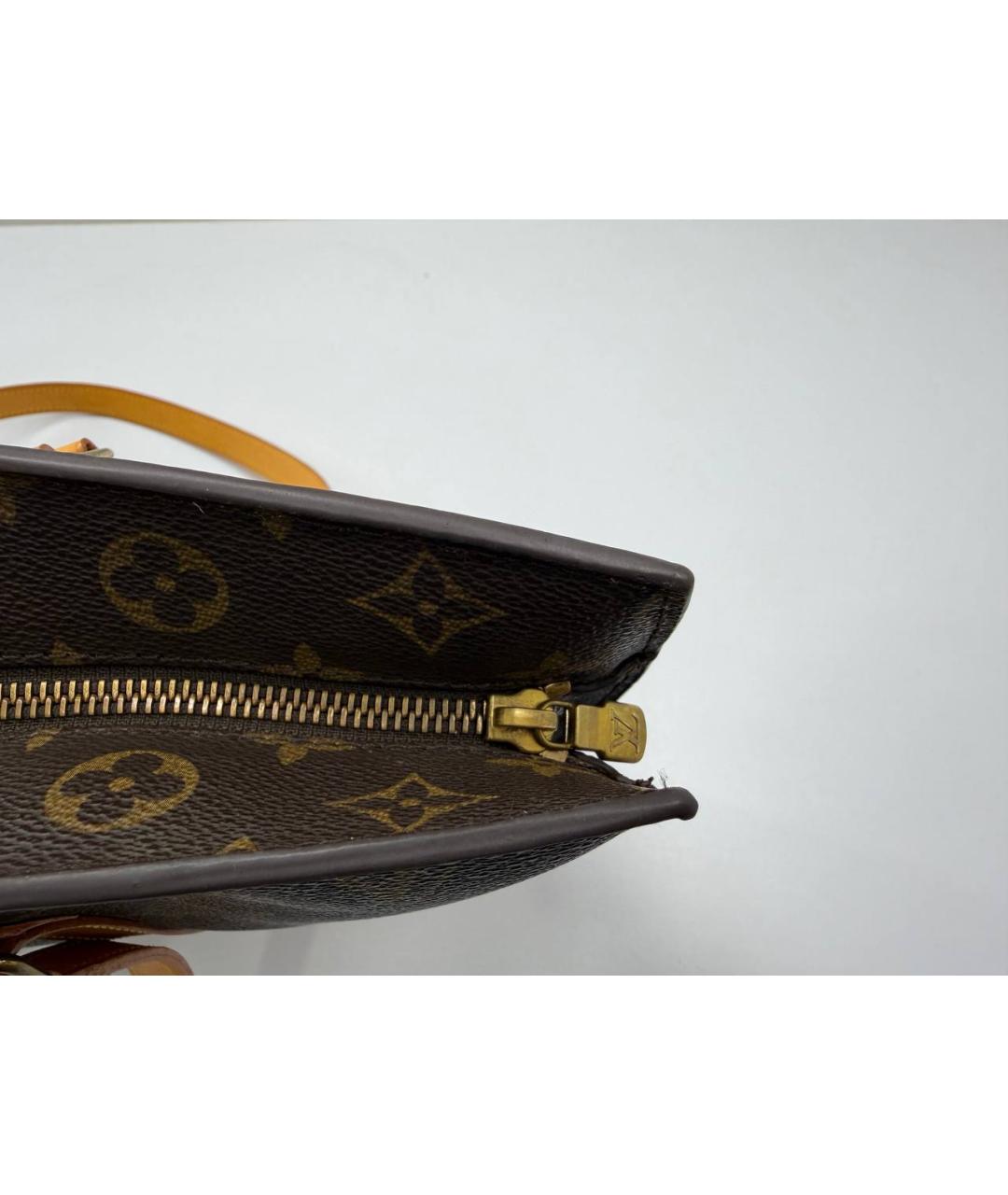 LOUIS VUITTON Коричневая сумка тоут, фото 6