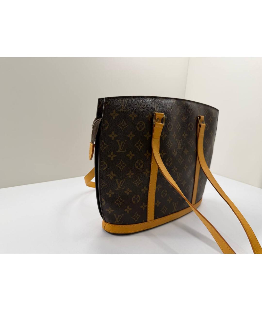 LOUIS VUITTON Коричневая сумка тоут, фото 7