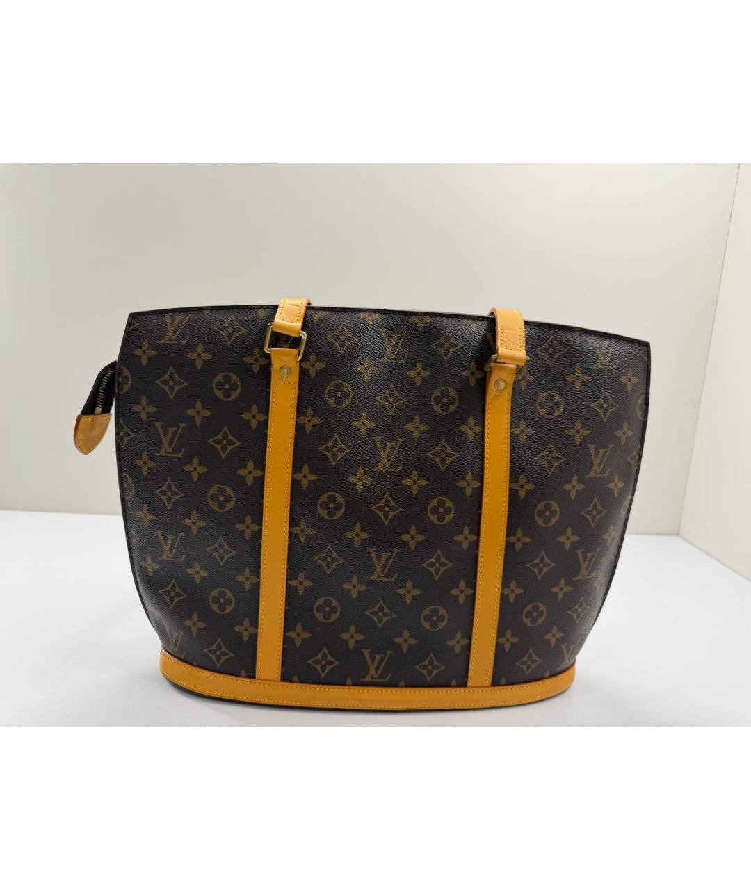 LOUIS VUITTON Коричневая сумка тоут, фото 5