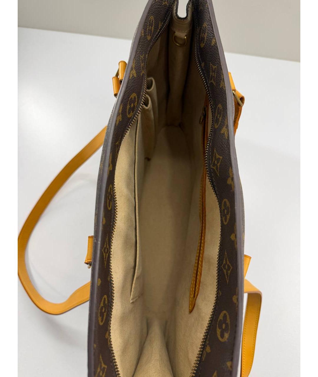 LOUIS VUITTON Коричневая сумка тоут, фото 9