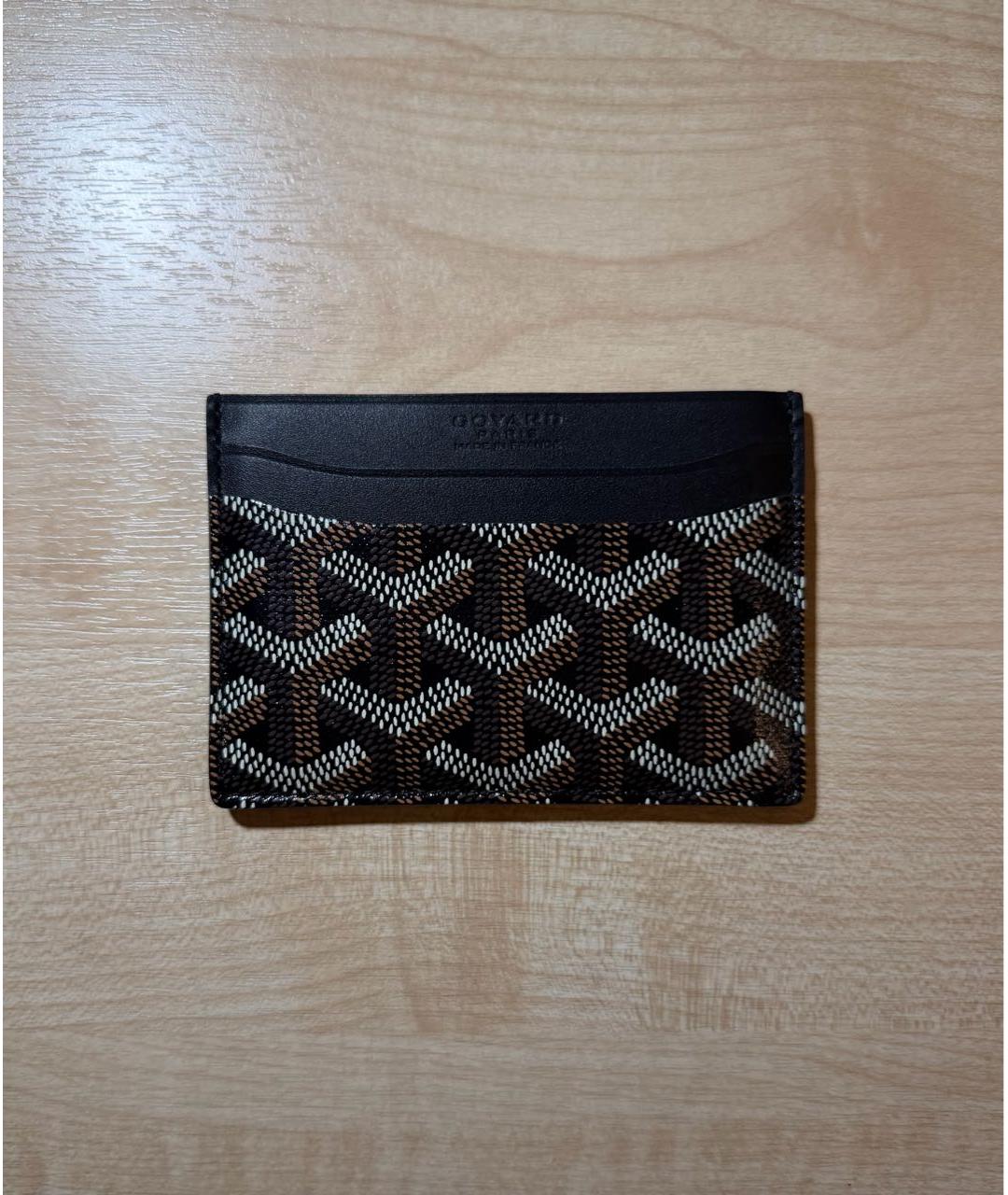 GOYARD Коричневый кожаный кардхолдер, фото 2