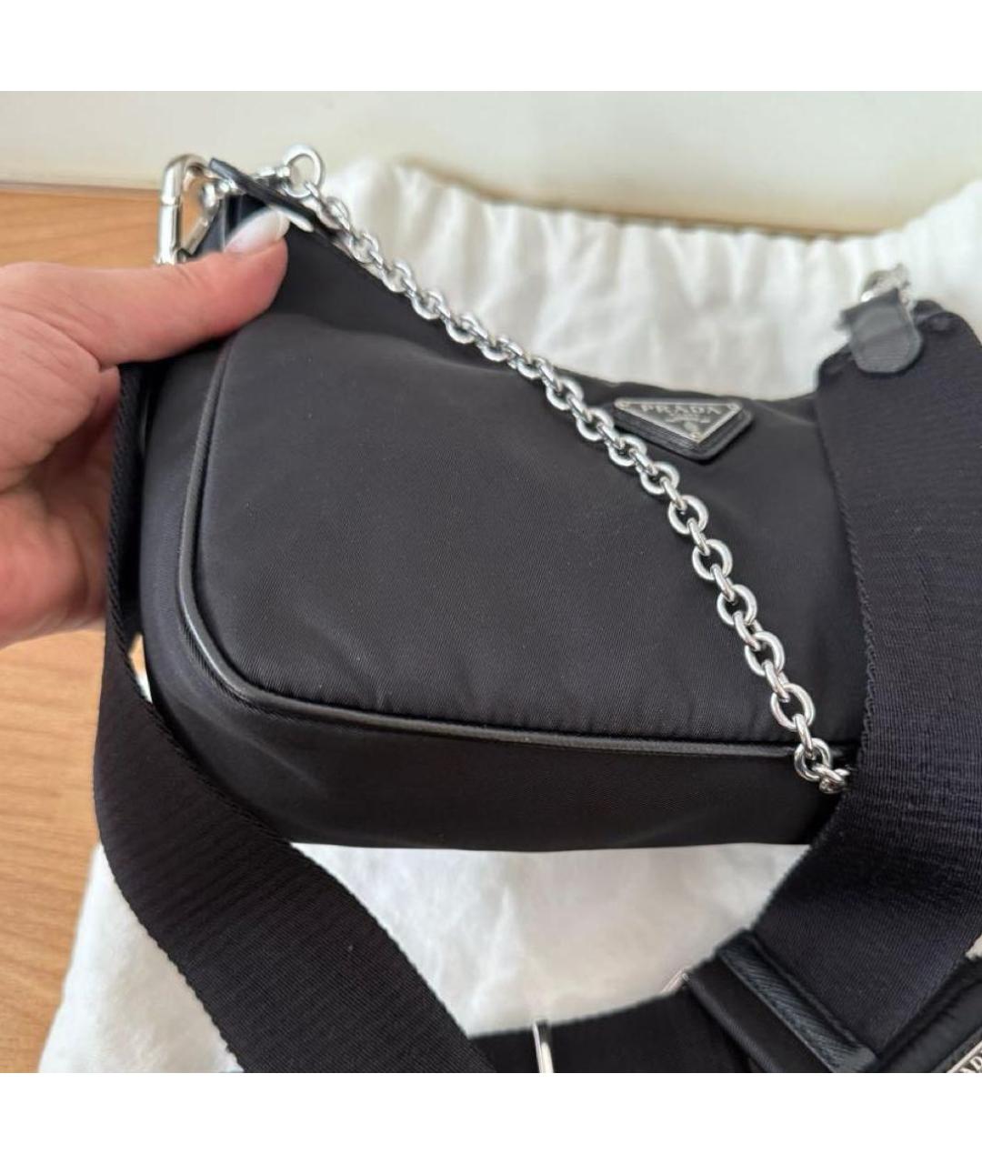PRADA Черная сумка через плечо, фото 7