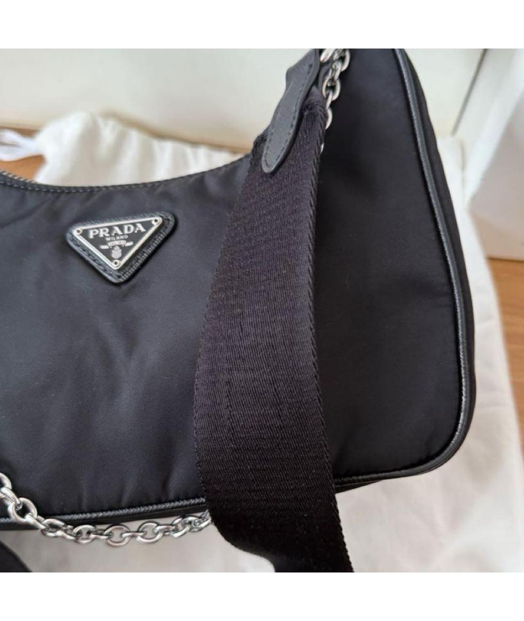 PRADA Черная сумка через плечо, фото 6