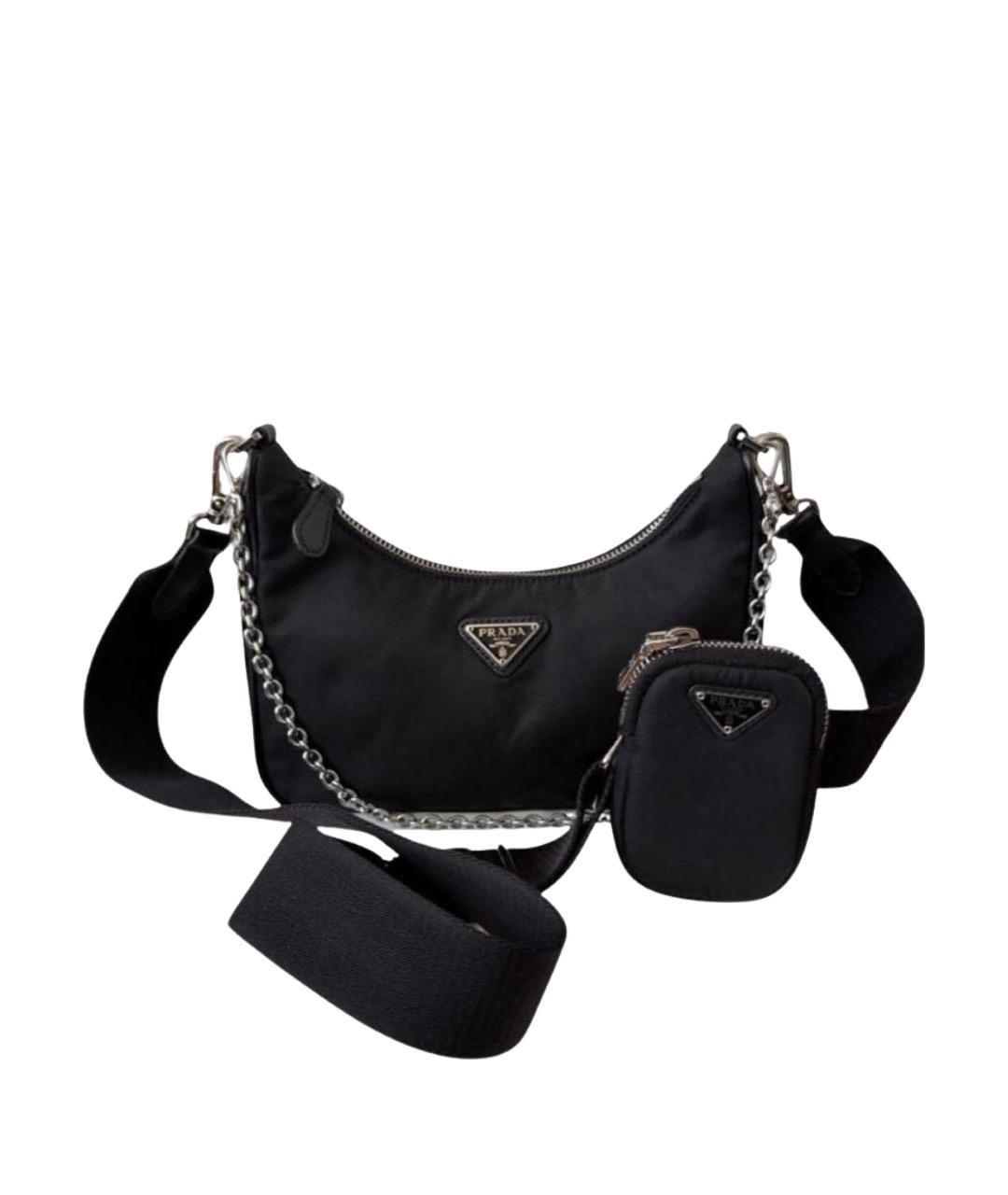 PRADA Черная сумка через плечо, фото 1