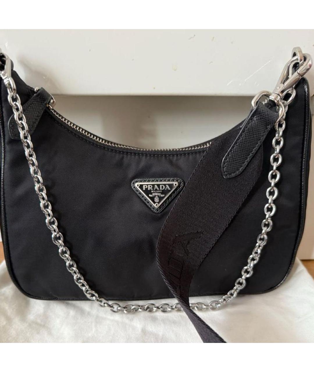 PRADA Черная сумка через плечо, фото 8