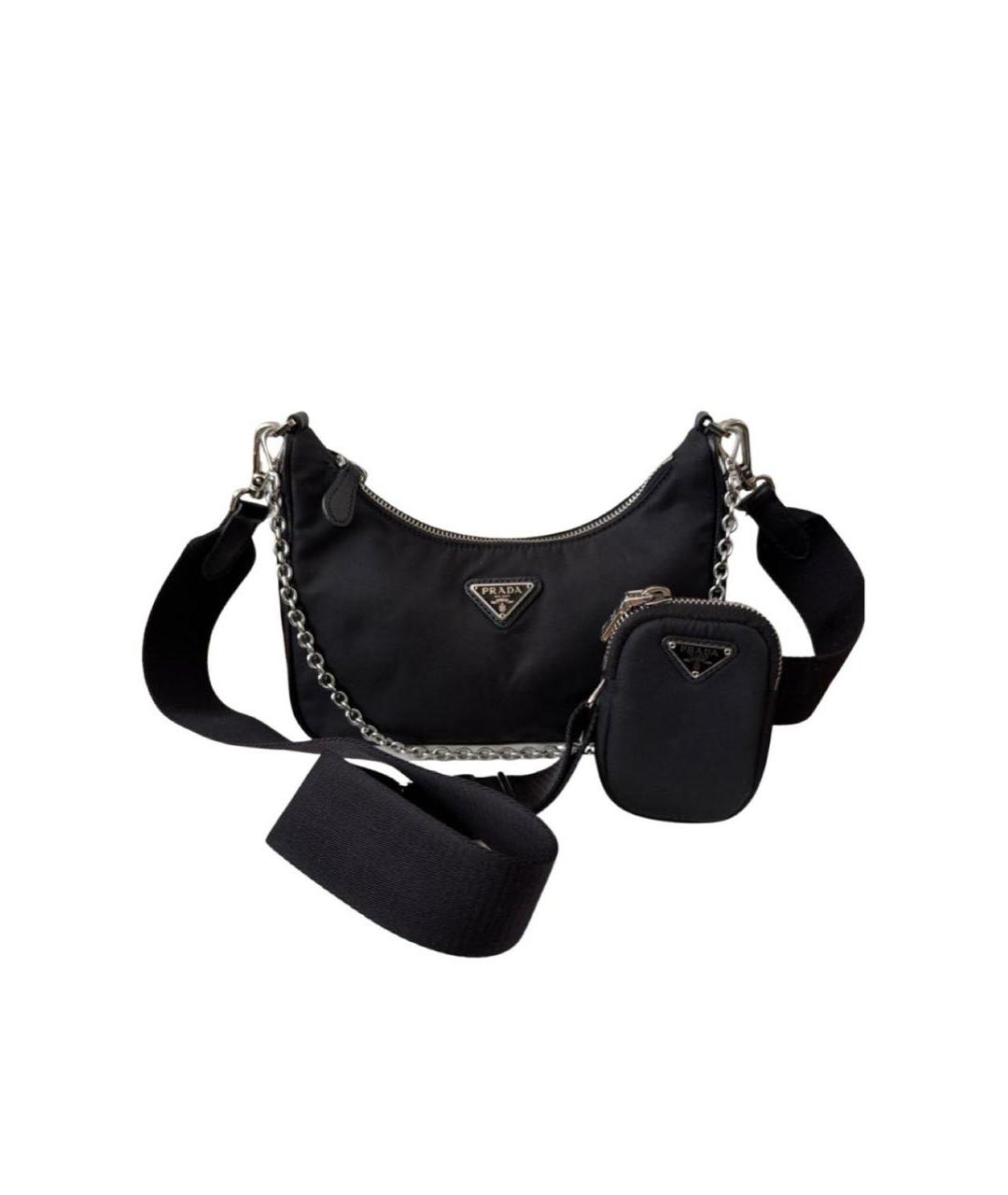 PRADA Черная сумка через плечо, фото 9