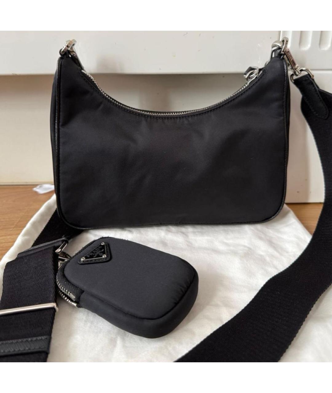PRADA Черная сумка через плечо, фото 3