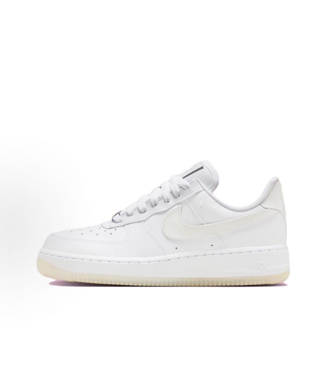 NIKE Белые кожаные кроссовки, фото 4