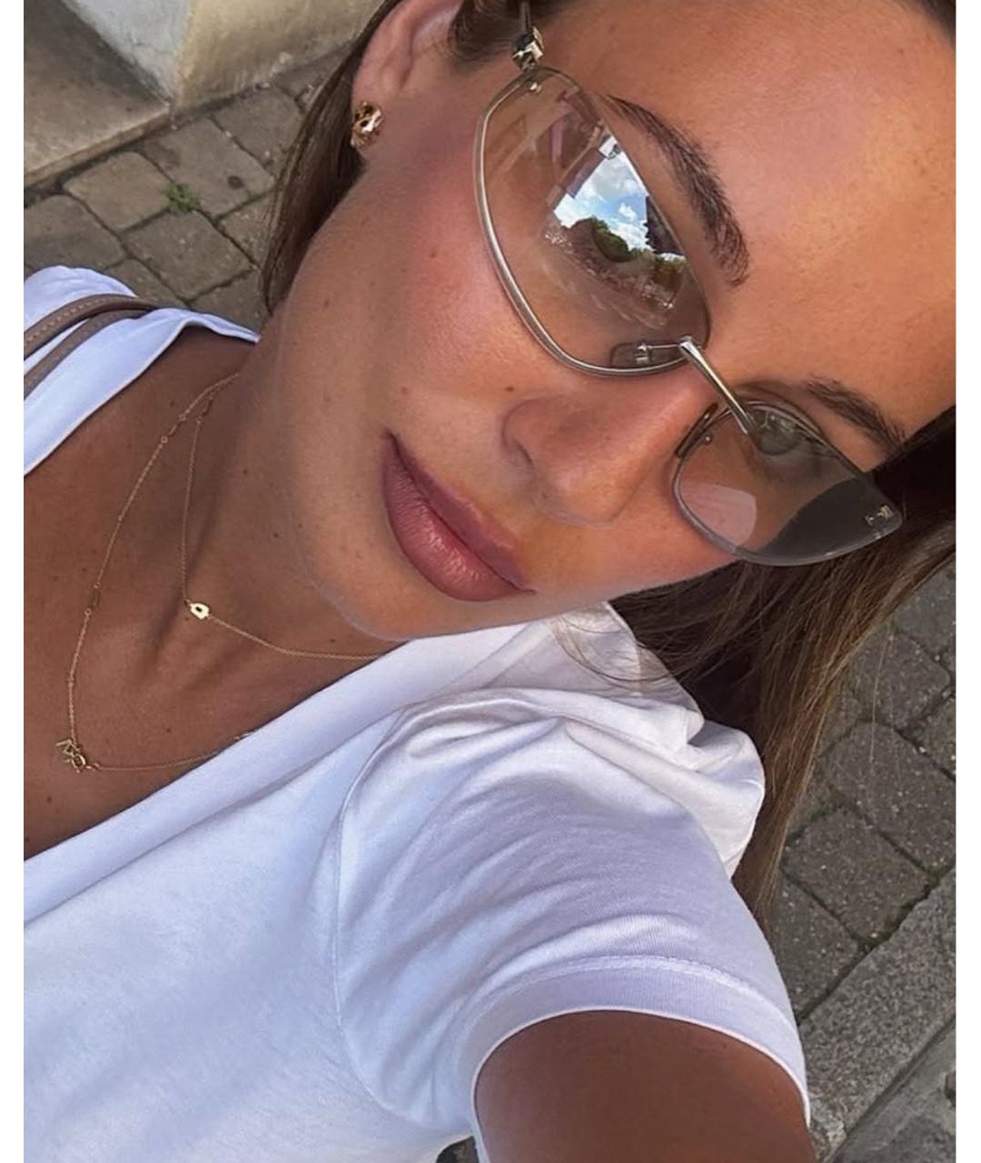 MIU MIU Серебряные металлические солнцезащитные очки, фото 6