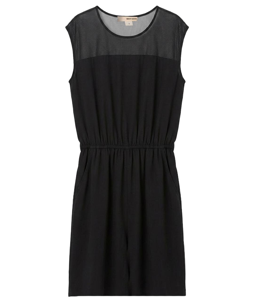 DKNY Черное полиэстеровое платье, фото 1