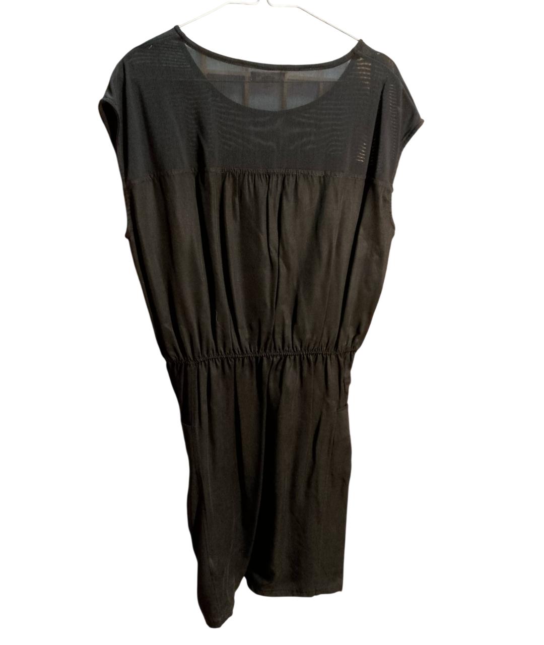 DKNY Черное полиэстеровое платье, фото 2