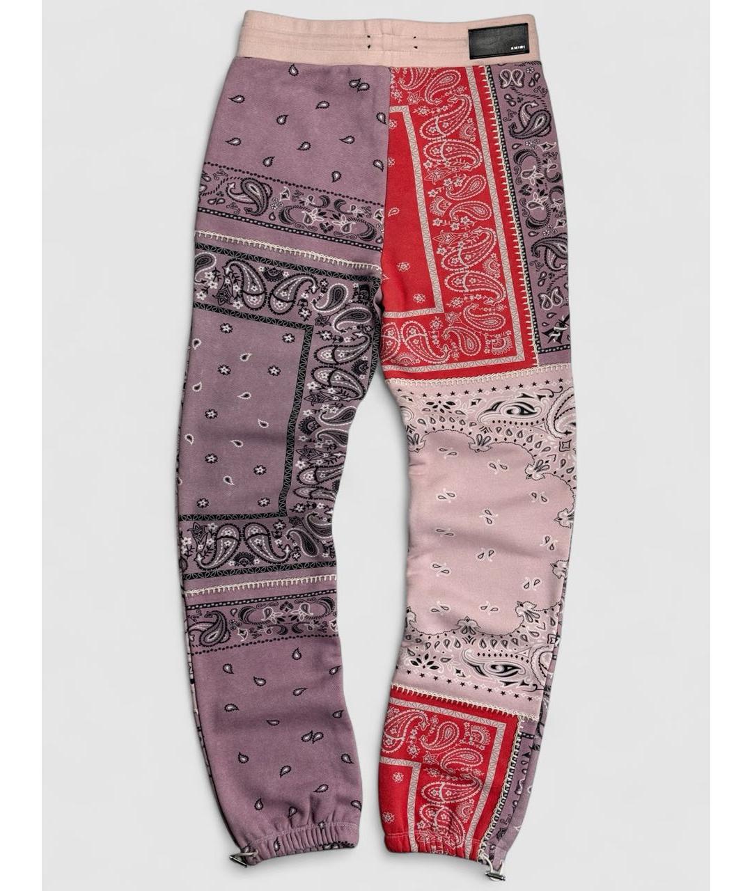 AMIRI Коралловые хлопковые спортивные брюки и шорты, фото 2