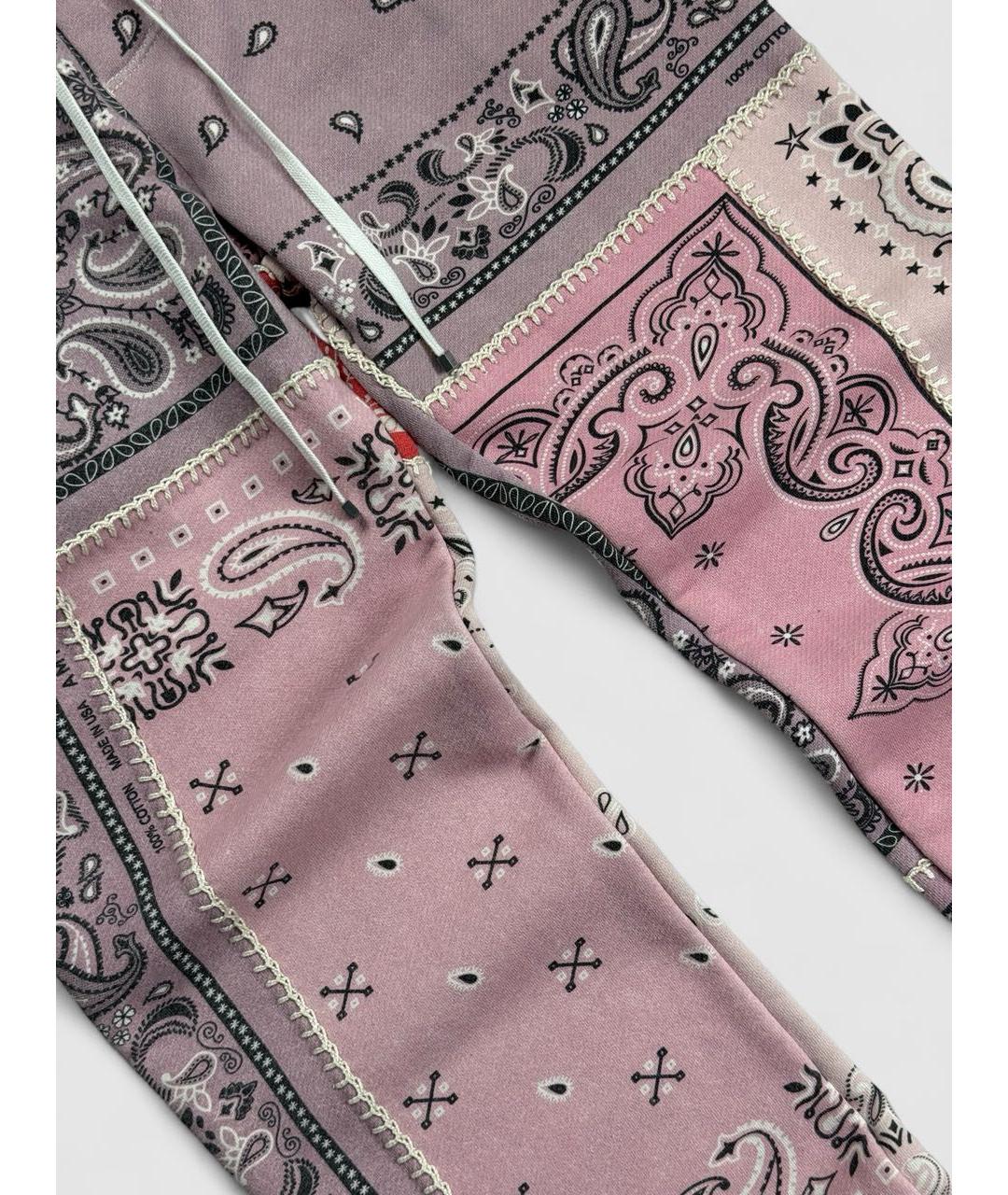 AMIRI Коралловые хлопковые спортивные брюки и шорты, фото 3