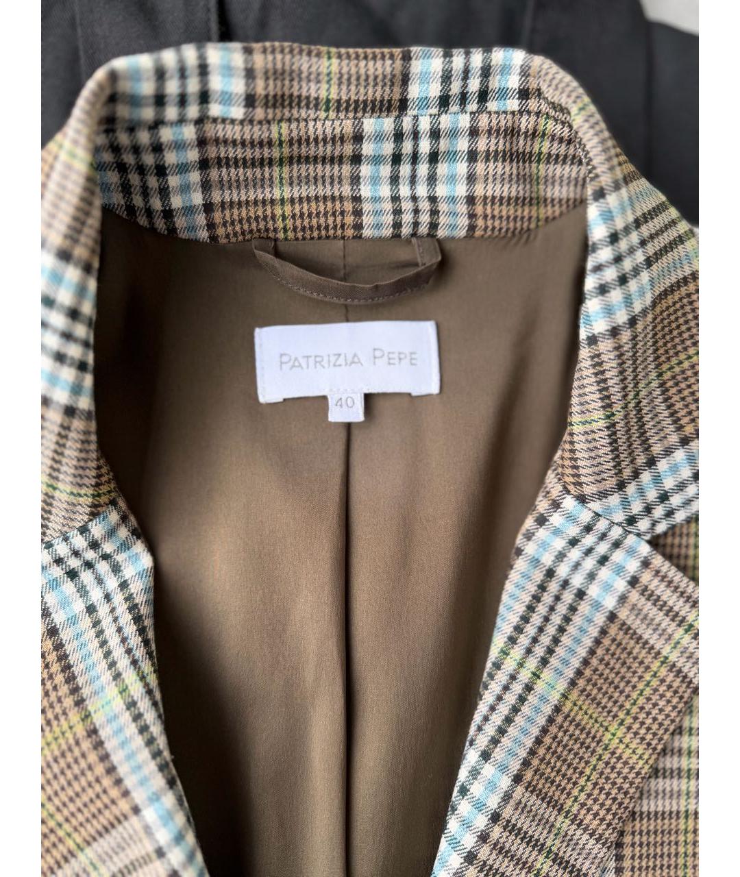 PATRIZIA PEPE Коричневый костюм с юбками, фото 4