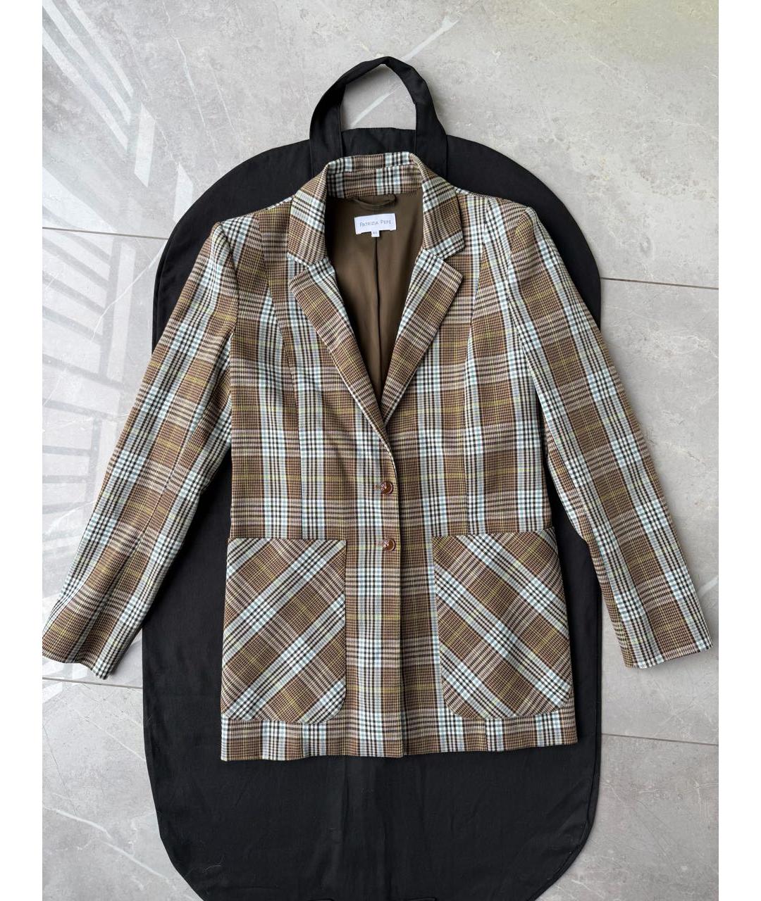 PATRIZIA PEPE Коричневый костюм с юбками, фото 2