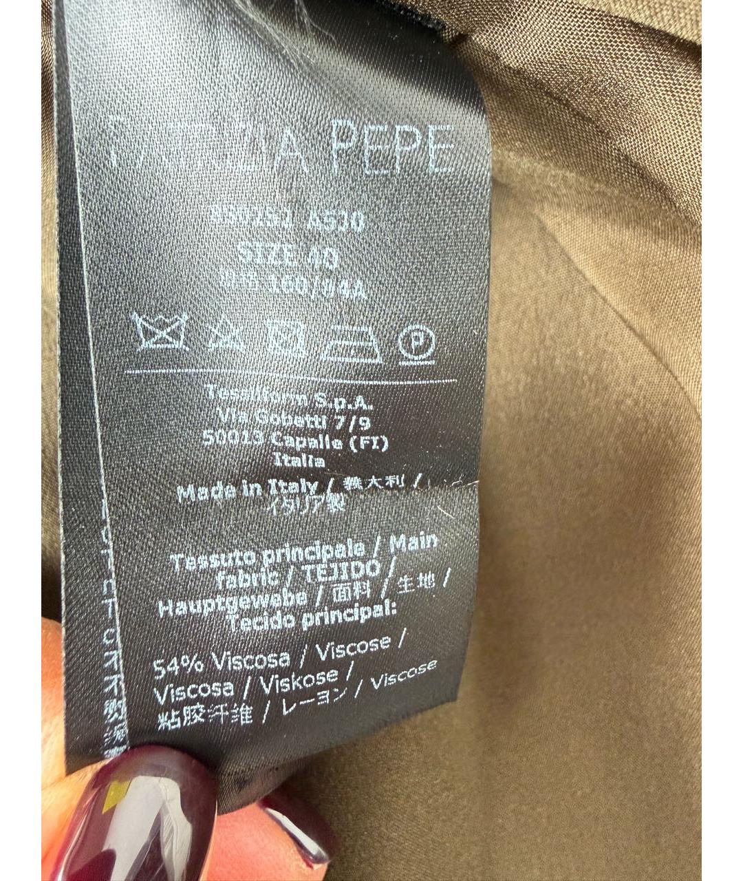 PATRIZIA PEPE Коричневый костюм с юбками, фото 5