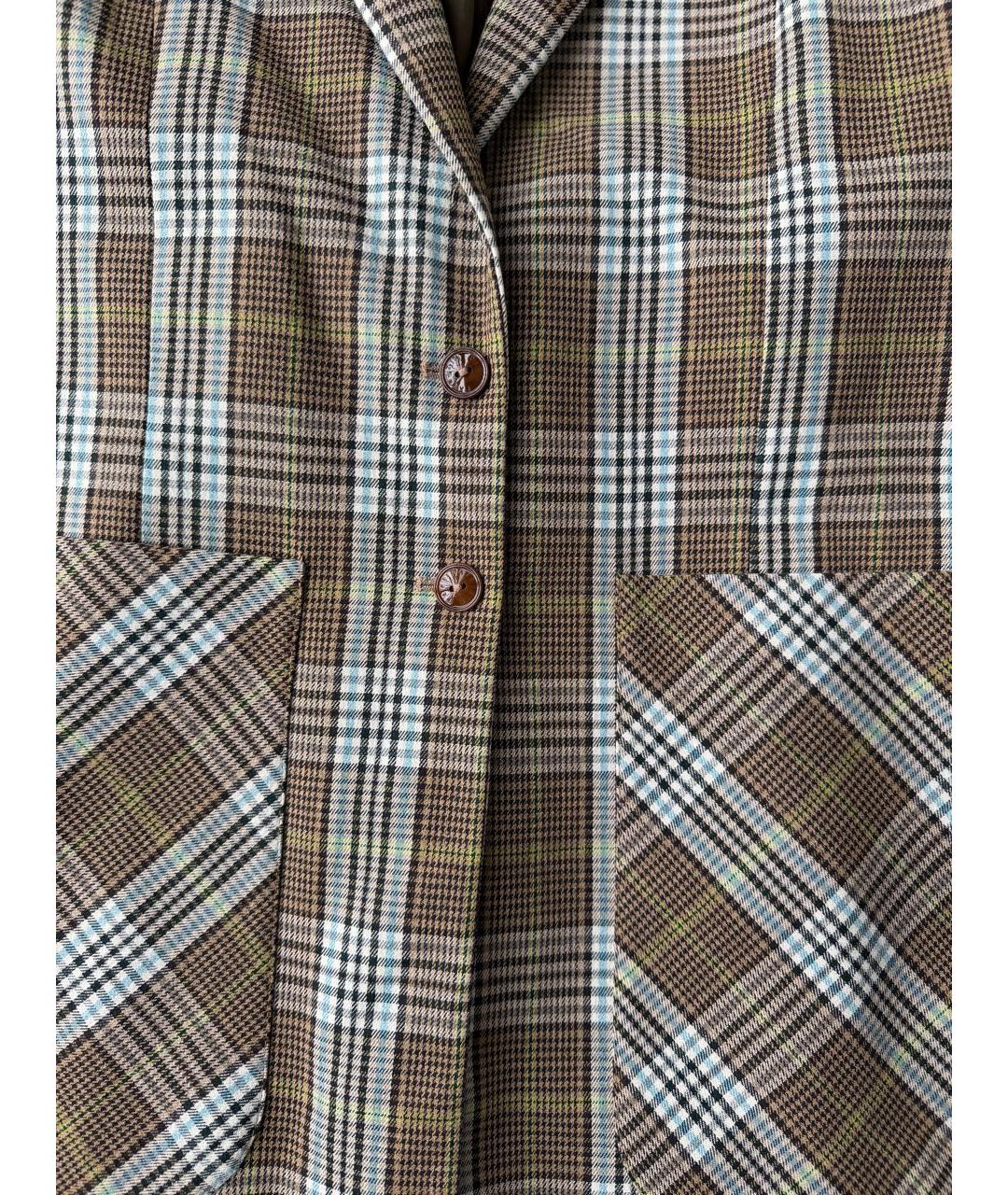 PATRIZIA PEPE Коричневый костюм с юбками, фото 3