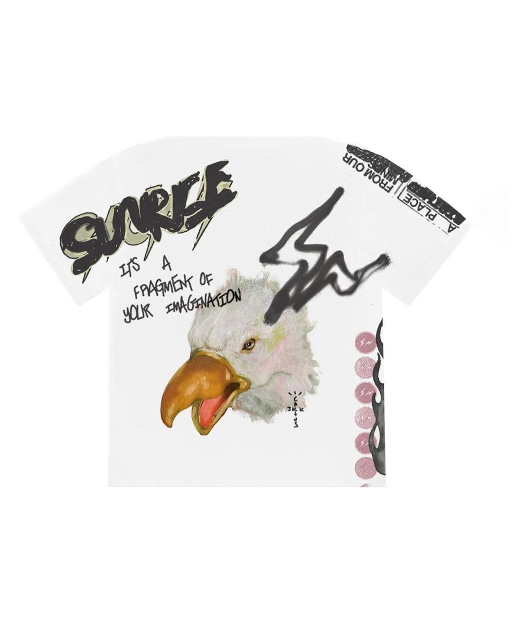 CACTUS JACK BY TRAVIS SCOTT Белая хлопковая футболка, фото 2