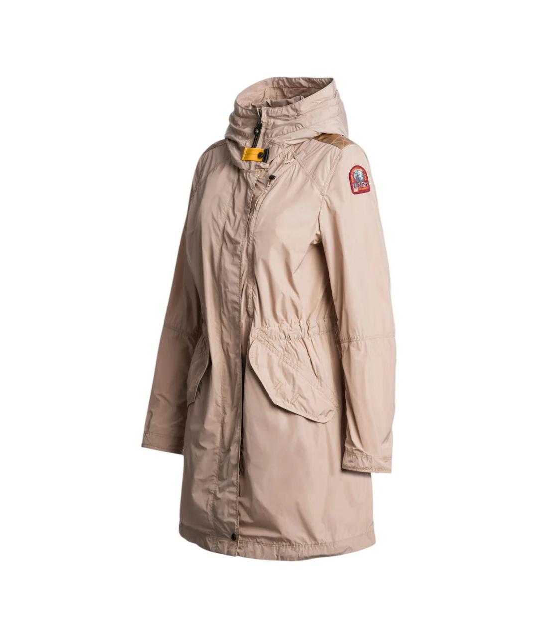 PARAJUMPERS Бежевая полиэстеровая парка, фото 6