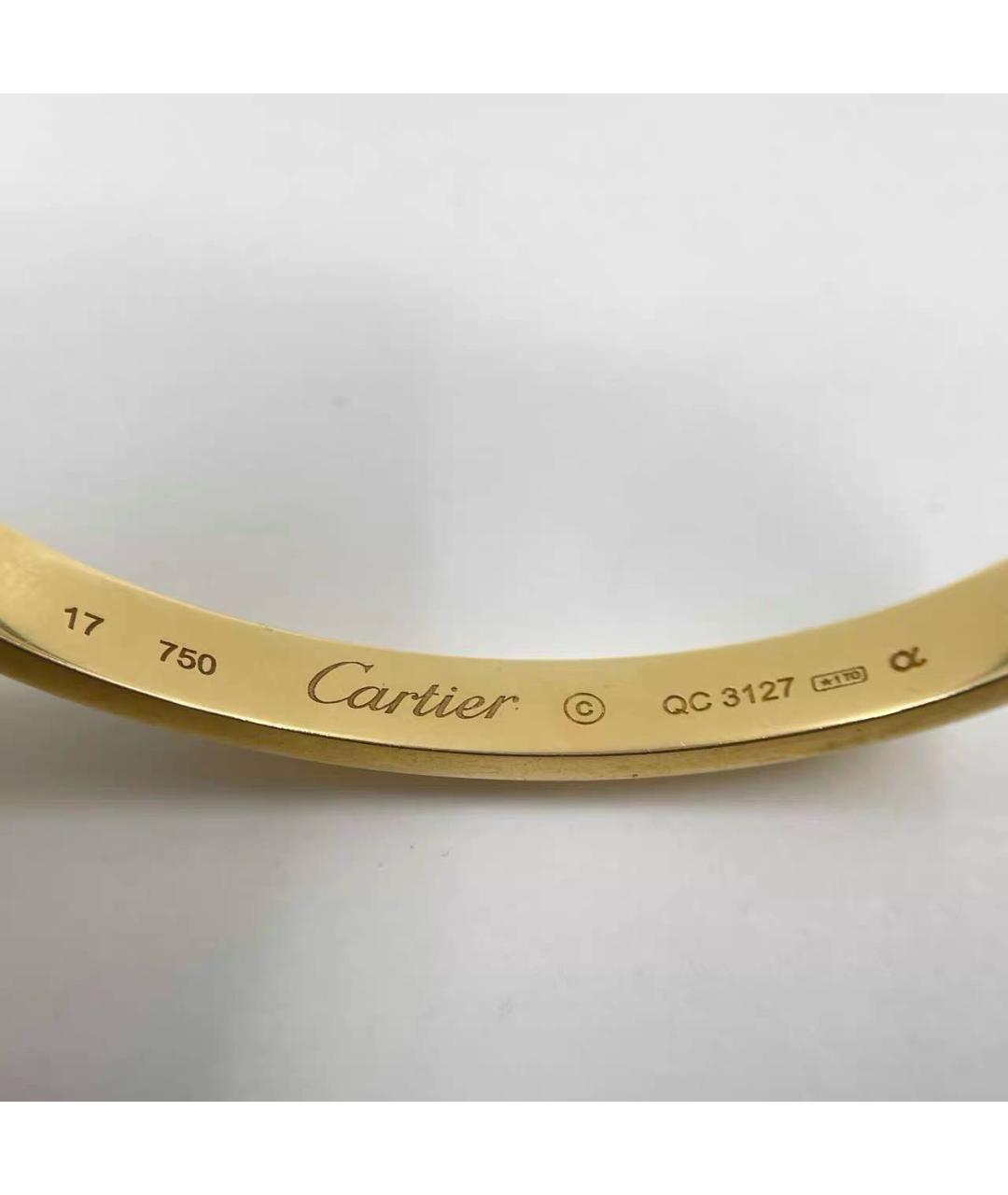 CARTIER Золотой браслет из желтого золота, фото 5
