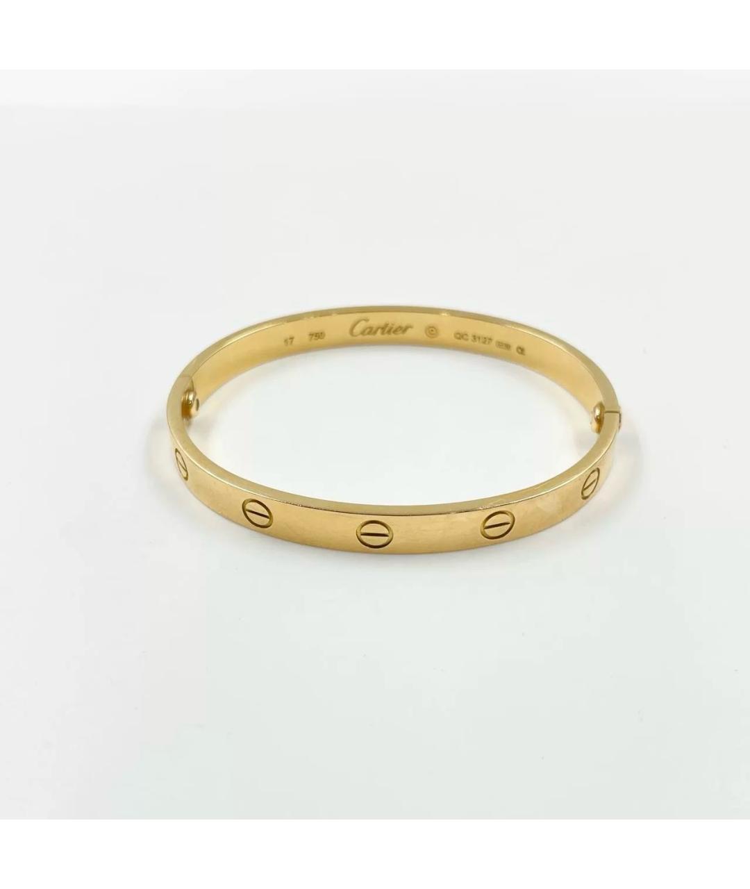 CARTIER Золотой браслет из желтого золота, фото 2