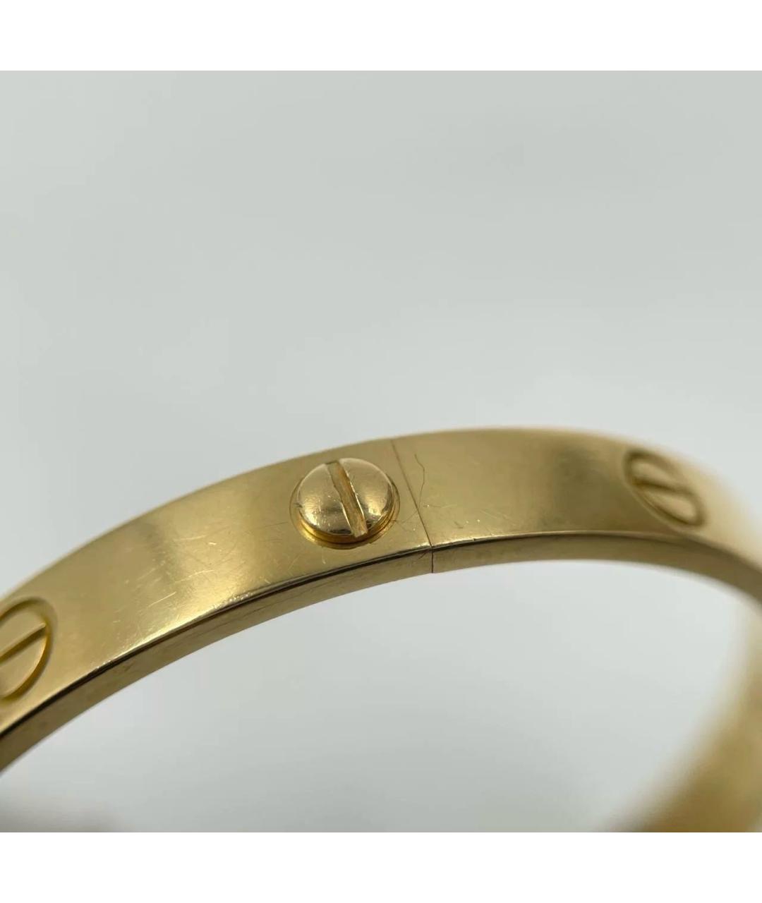 CARTIER Золотой браслет из желтого золота, фото 8