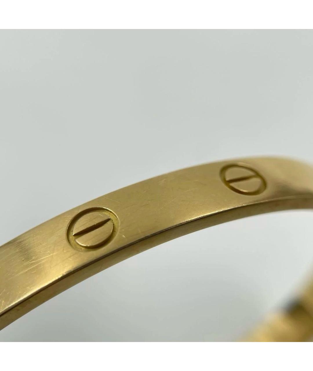 CARTIER Золотой браслет из желтого золота, фото 4