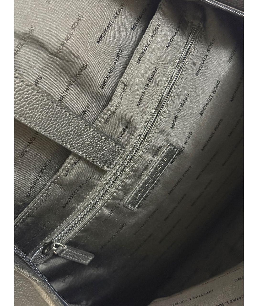 MICHAEL KORS Антрацитовый рюкзак, фото 4