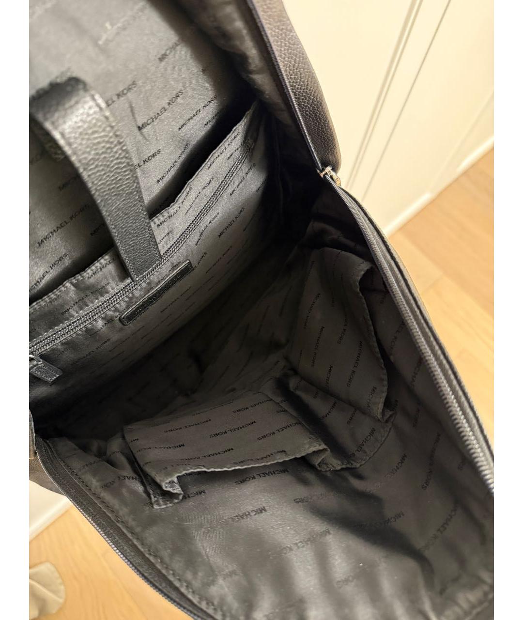 MICHAEL KORS Антрацитовый рюкзак, фото 3