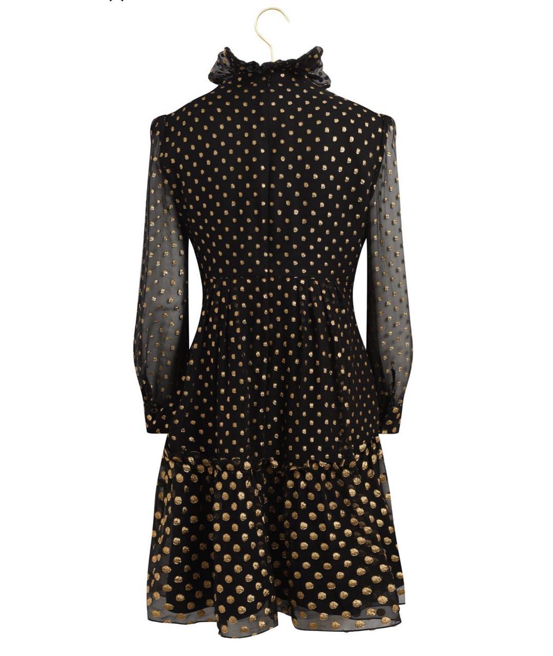 CELINE Черное шелковое вечернее платье, фото 3