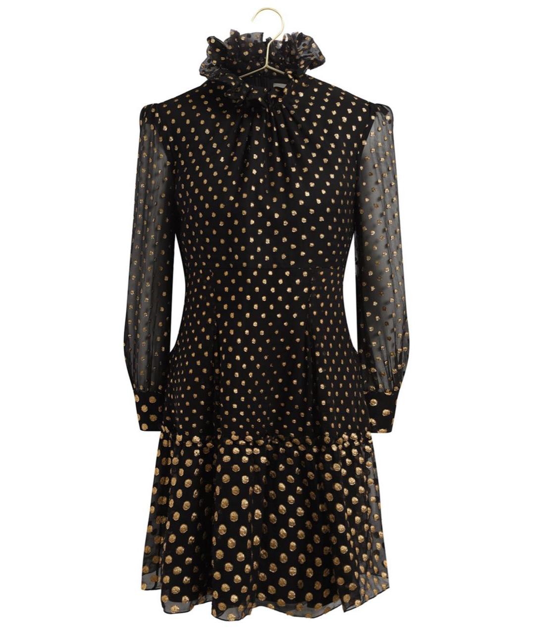 CELINE Черное шелковое вечернее платье, фото 1