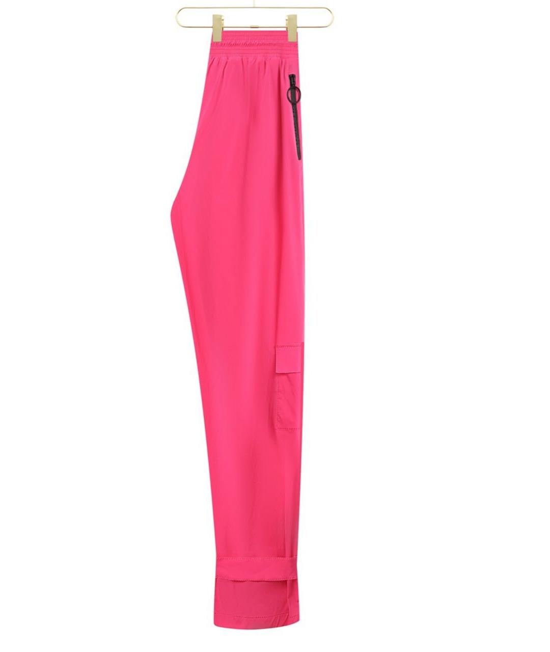OFF-WHITE Розовые прямые брюки, фото 4