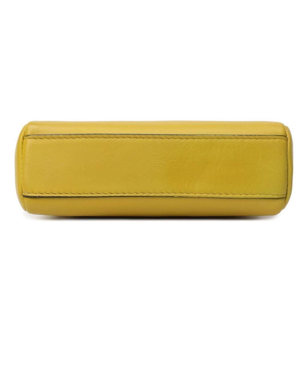 FENDI Кожаная сумка с короткими ручками, фото 3