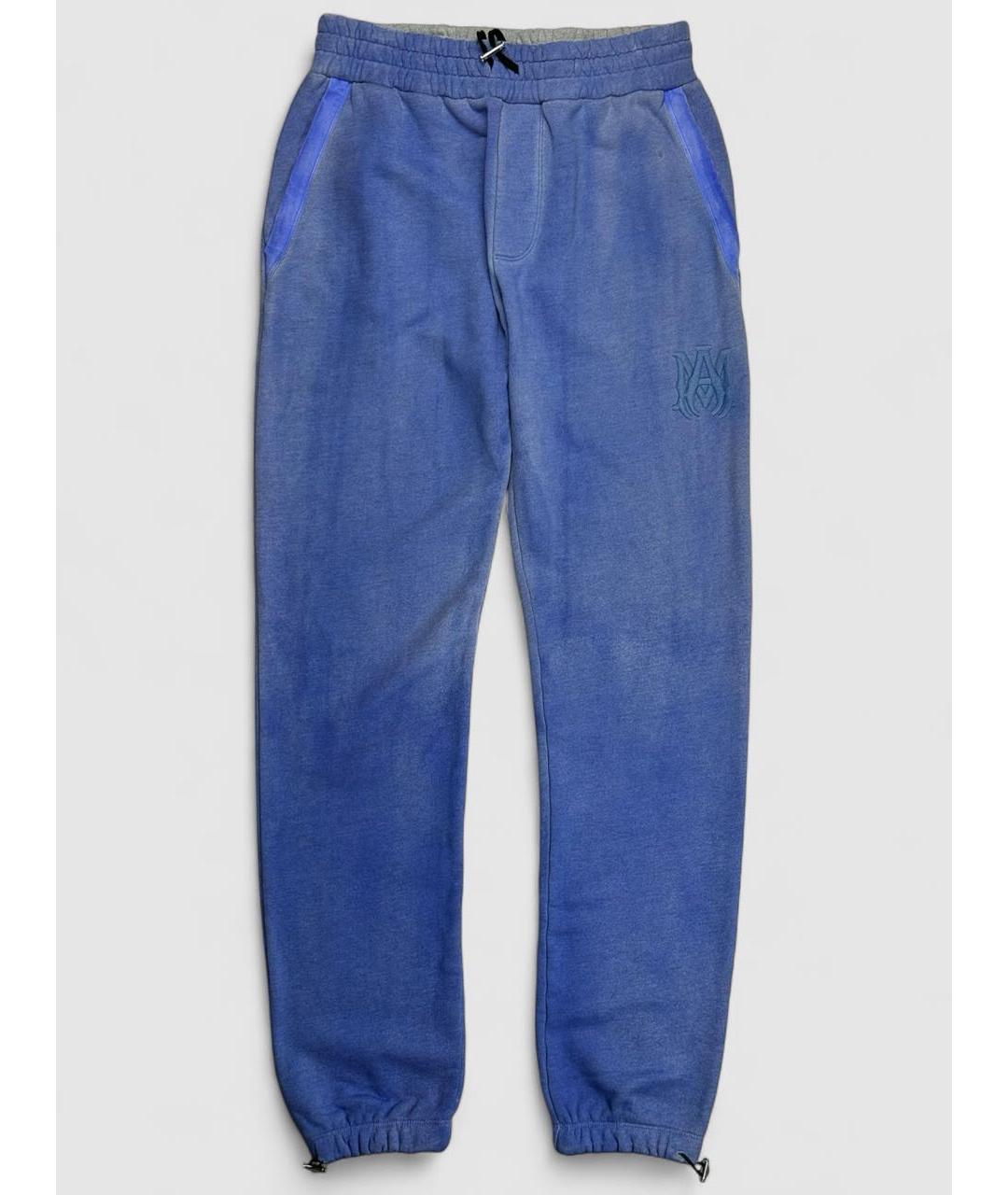 AMIRI Синие хлопковые повседневные брюки, фото 6