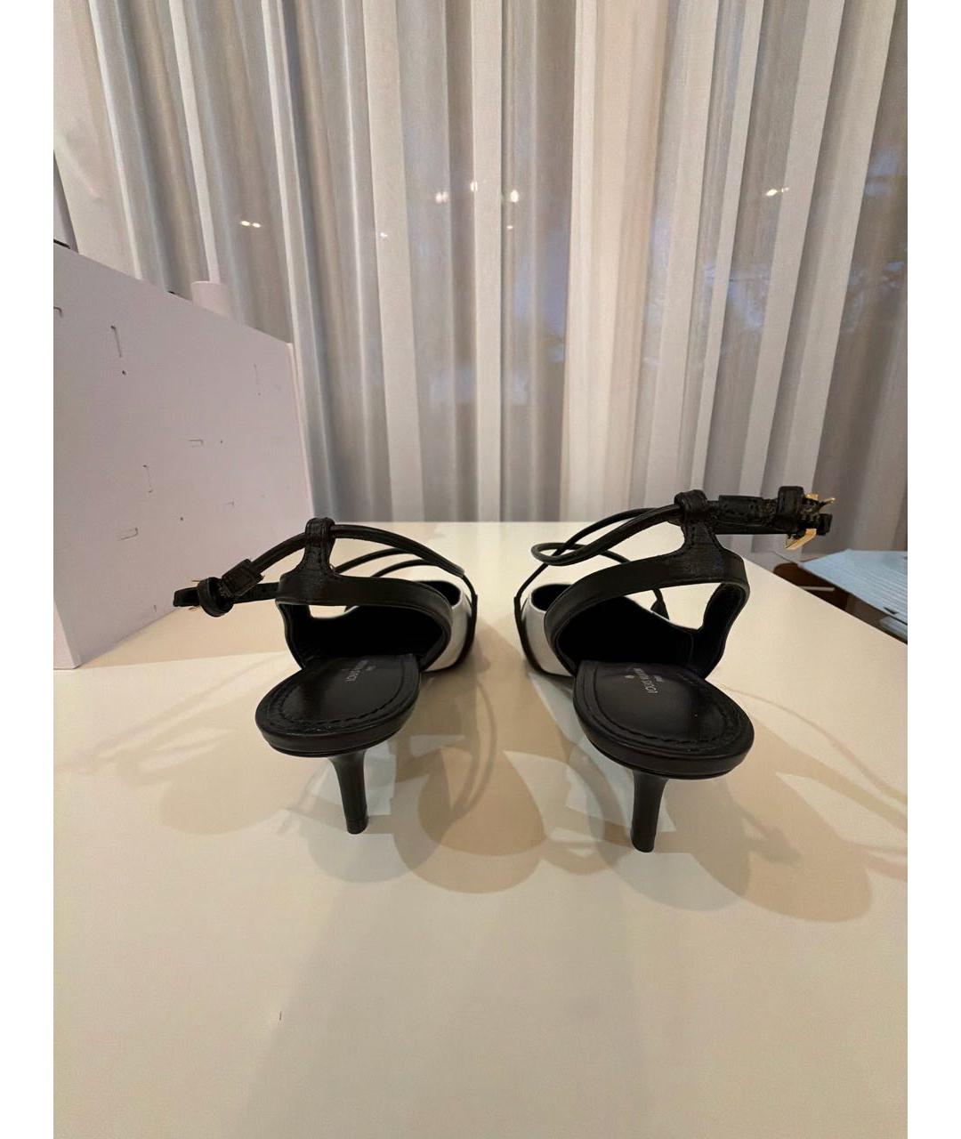 LOUIS VUITTON Черные кожаные туфли, фото 4