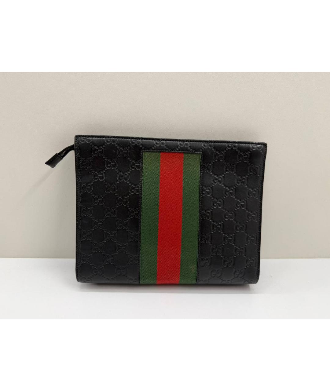 GUCCI Черная кожаная папка для документов, фото 3