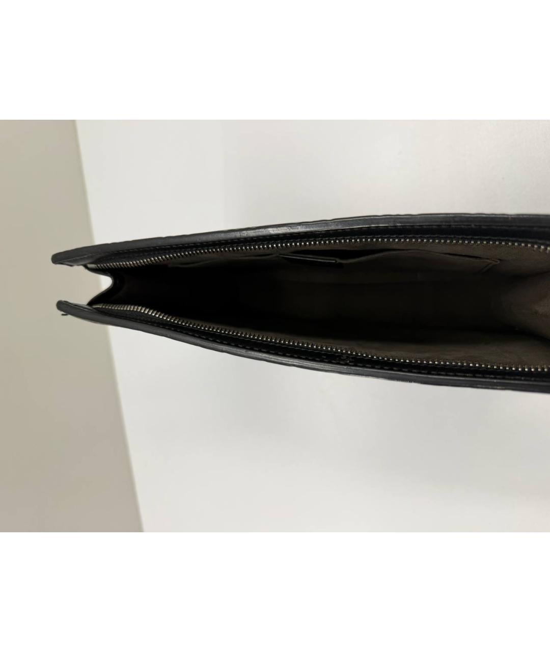 GUCCI Черная кожаная папка для документов, фото 5